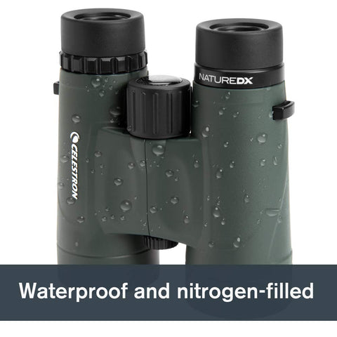 Celestron – Nature DX 8x42 Binoculars – Outdoor and Birding Binocular – Fully Multi-Coated with BaK-4 Prisms – Rubber Armored – Fog & Waterproof Binoculars – Top Pick Optics