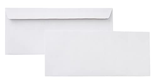 Amazon Basics #10 Security-Tinted Self-Seal Business Letter Envelopes, Peel & Seal Closure - 500-Pack, White - PCTechSupply.com