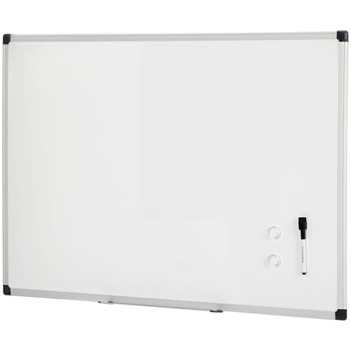 Amazon Basics Magnetic Dry Erase Whiteboard, 36 x 24-Inch, Aluminum Frame, Silver/White - PCTechSupply.com