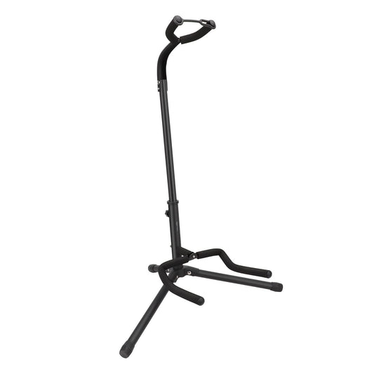 Amazon Basics Foldable Padded Guitars Stand for Acoustic, Electric, Bass and Banjos, Sturdy and Portable, Black Musical