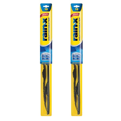 Rain-X 820153 WeatherBeater Wiper Blades, 19" Windshield Wipers (Pack Of 2), Automotive Replacement Windshield Wiper Blades