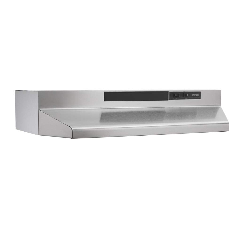 Broan-NuTone F403604 Exhaust Fan for Under Cabinet Two-Speed Four-Way Range Hood, 36-Inch, Stainless Steel - PCTechSupply.com