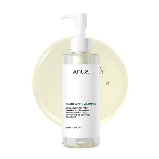 Anua Heartleaf Pore Control Cleansing Oil, Oil Cleanser for Face, Makeup Blackhead Remover, Korean Skin Care 6.76 fl