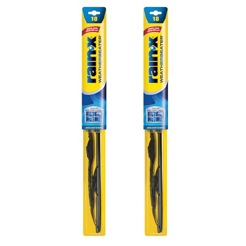 Rain-X 18" WeatherBeater Windshield Wiper Blades, Pack of 2 - Meet OEM Quality Standards Automotive Parts and Accessories by