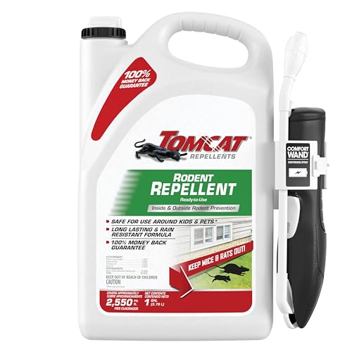 Tomcat Repellents Rodent Repellent Ready-to-Use, For Indoor and Outdoor Mouse and Rat Prevention, 1 gal. - PCTechSupply.com