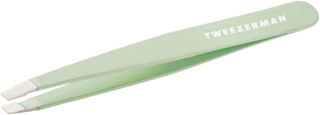 Tweezerman Slant Tweezer – Tweezerman Tweezers for Eyebrows Pistachio
