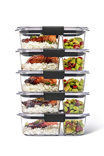 Rubbermaid Brilliance BPA Free Food Storage Containers with Lids Kitchen by Rubbermaid