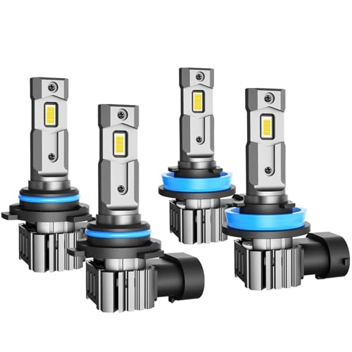 rimthin Fog Lights, 9005+H11 Fog Light Plug & Play, Pack of 4 Automotive Parts and Accessories by rimthin