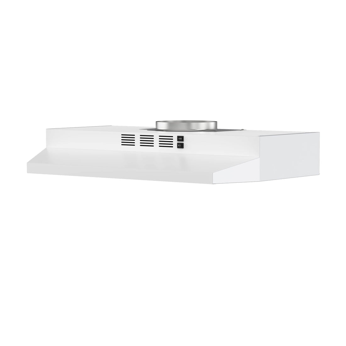 FIREGAS Range Hood 30 inch Under Cabinet Range Hood with 2 Speed Exhaust Fan,Ducted/Ductless Convertible,Rocker Button