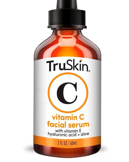 TruSkin Vitamin C Serum – Anti Aging Facial Serum with Vitamin C, Hyaluronic Acid, Vitamin E – Brightening Serum – Even Skin Tone, Improve Appearance of Dark Spots, Fine Lines & Wrinkles, 2 Fl Oz - PCTechSupply.com