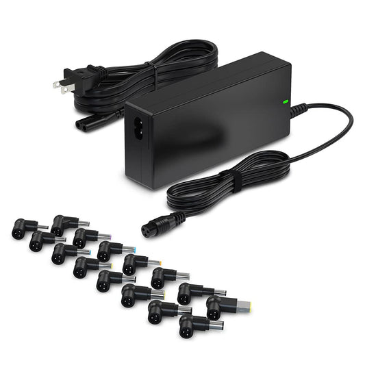 90W Universal AC Adapter Laptop Charger Replacement for Dell HP Acer Asus Lenovo IBM Toshiba Samsung Sony Fujitsu Notebook Ultrabook Chromebook Power Supply Cord - PCTechSupply.com