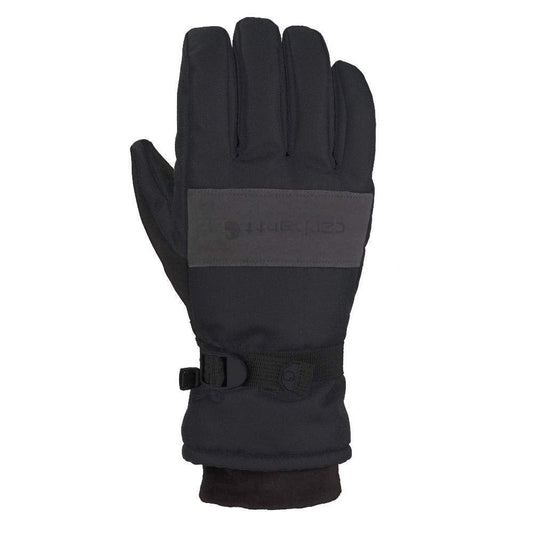 Carhartt Men's WP Waterproof Insulated Glove, Black/Grey, X-Large - PCTechSupply.com