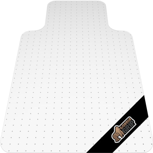 Gorilla Grip Office Chair Mat for Carpet Floor, 48x36 Slip Resistant Heavy Duty Under Desk Protector Carpeted Floors, No