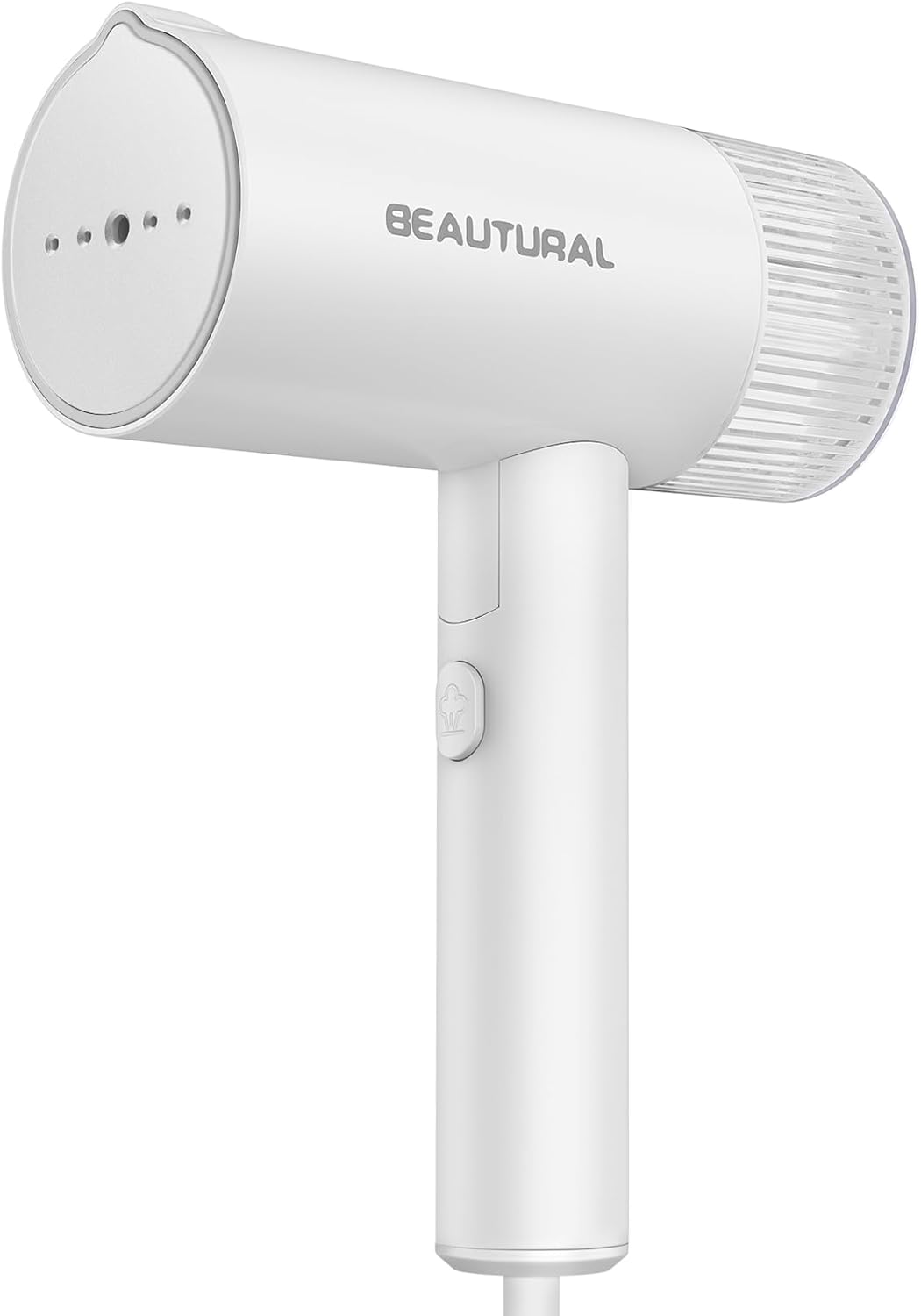BEAUTURAL Travel Steamer for Clothes, Portable and Handheld, 1000W, White