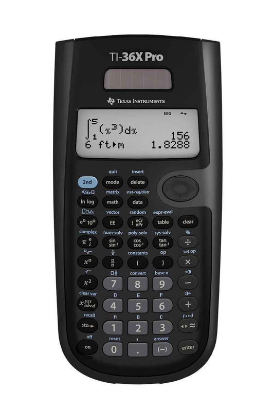 Texas Instruments TI-36X Pro Engineering/Scientific Calculator | 9.7 Inch | Black.