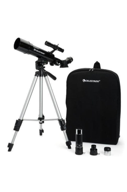 Celestron - 50mm Travel Scope - Portable Refractor Telescope - Fully-Coated Glass Optics - Ideal Telescope for Beginners -