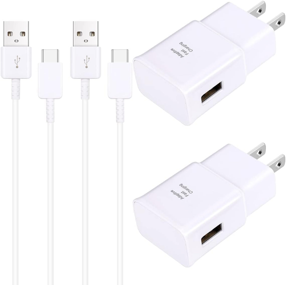 Type C Charger,USB C Android Phone Wall Charger Block & 6.6ft C Charger Fast Charging Cable for Samsung Galaxy S26/S25/S22/S22+/S22 Ultra /S21/S21+/S20/S10/S10+/S10e/S9/S9+/S8/S8Plus/Edge/Active/Note