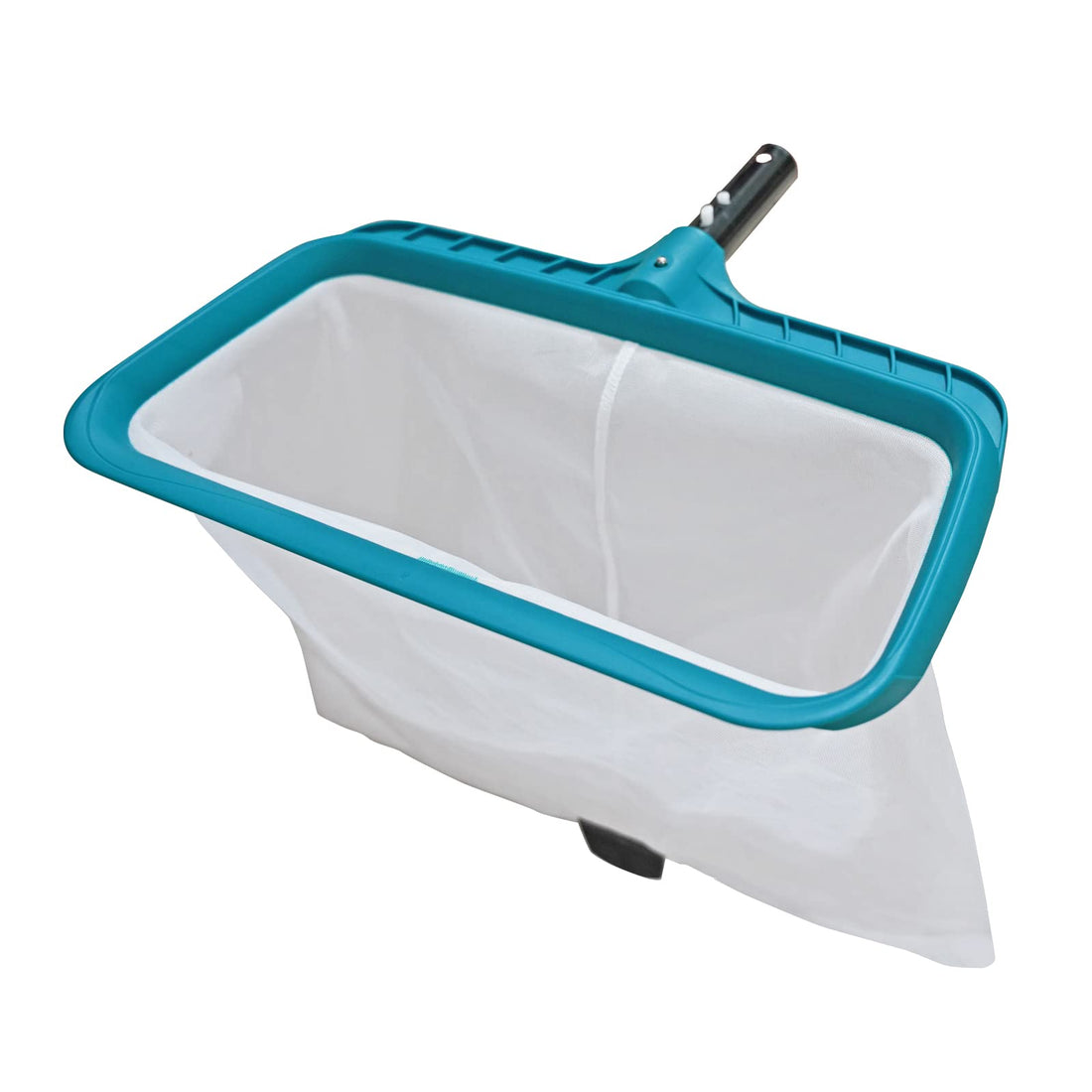 POOLWHALE Professional Pool Skimmer Net, Heavy Duty Swimming Leaf Rake Cleaning Tool with Deep Fine Nylon Mesh Net Bag -