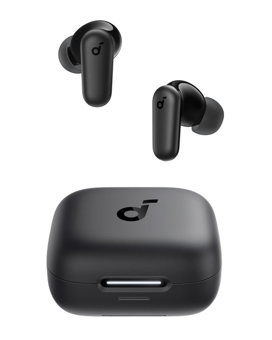 Soundcore P30i by Anker Noise Cancelling Earbuds, Strong and Smart Noise Cancelling, Powerful Bass, 45H Playtime, 2-in-1