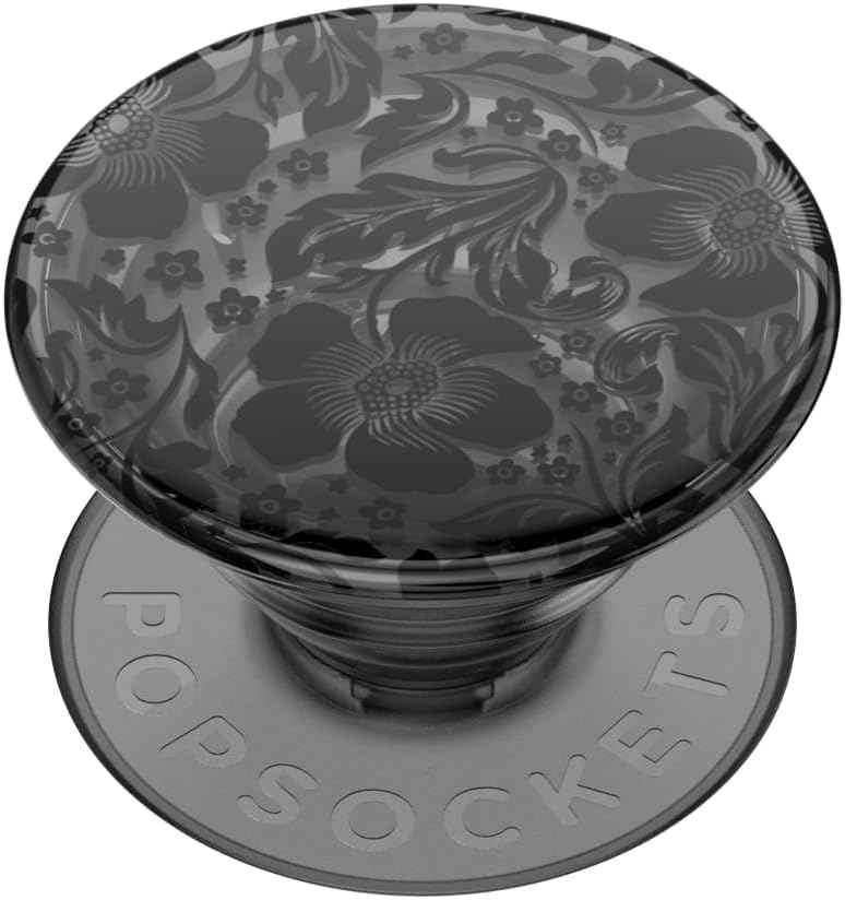 PopSockets Adhesive Phone Grip, Holder- Black Lace