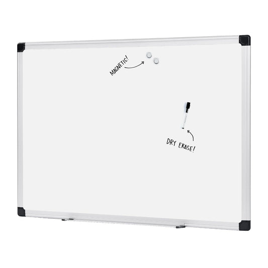 Amazon Basics Magnetic Dry Erase Whiteboard, 36 x 48-Inch, Aluminum Frame, Silver/White - PCTechSupply.com