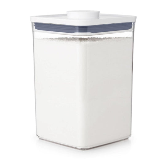 OXO Good Grips POP Container - Airtight Food Storage - Big Square Medium 4.4 Qt Ideal for 5lbs of flour or sugar - PCTechSupply.com