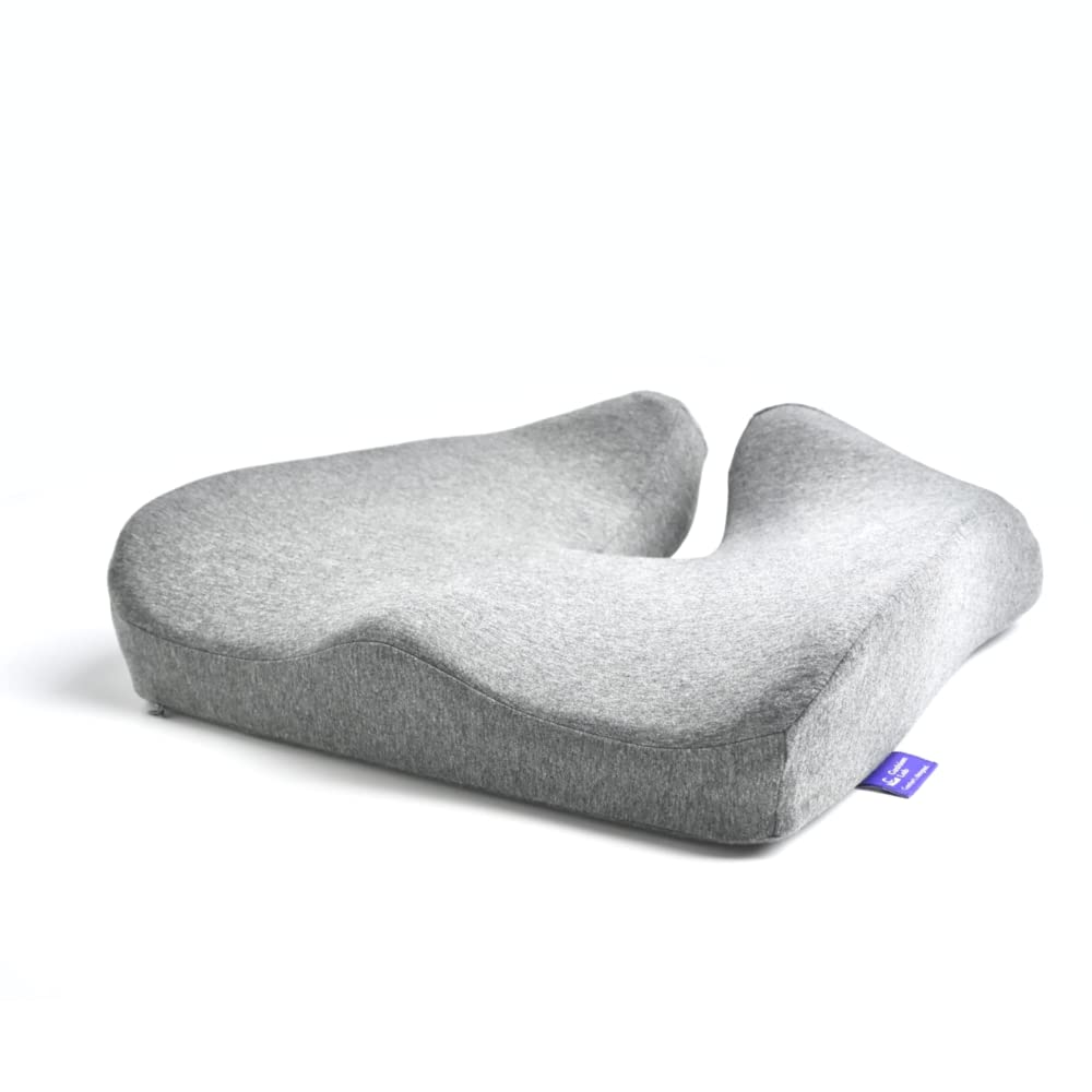 Cushion Lab Patented Pressure Relief Seat Cushion for Long Sitting Hours on Office/Home Chair, Car, Wheelchair - Extra-Dense
