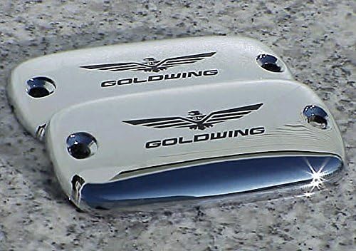 i5 Chrome Fluid Caps compatible with Honda Goldwing Gold Wing 1500 1800 1988-2017