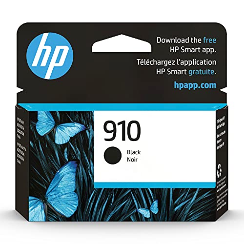 HP 910 Black Ink Cartridge | Works with HP OfficeJet 8010, 8020 Series, HP OfficeJet Pro 8020, 8030 Series | Eligible for Instant Ink | 3YL61AN - PCTechSupply.com