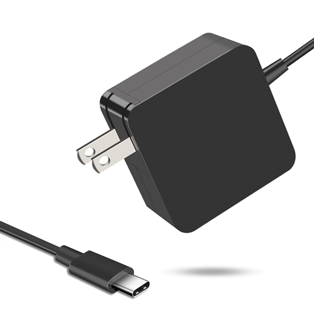 65W USB C Power Adapter, Fiattigear Type C Power PD Wall Fast Charger Compatible with Mac Book Pro, Dell Latitude, Lenovo,
