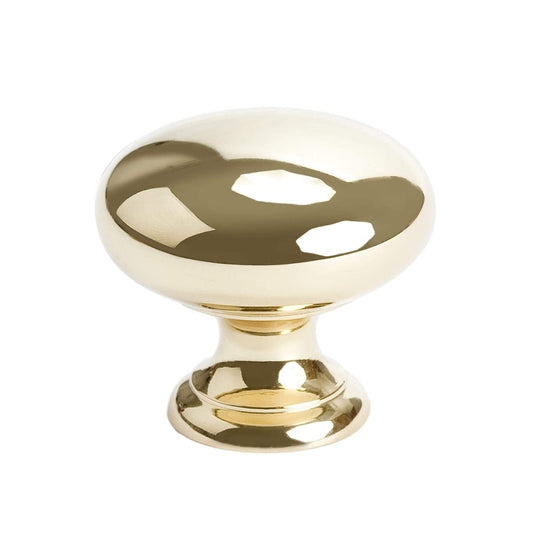 Berenson 9950-103 1-1/4" Knob Plymouth Polished Brass (4) Home Improvement by Berenson Hardware