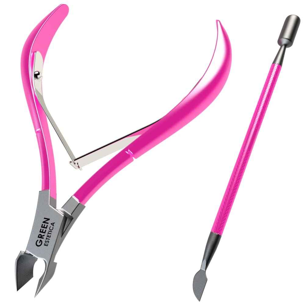 Professional Cuticle Trimmer & Nippers, Stainless Steel Nail Care Tool