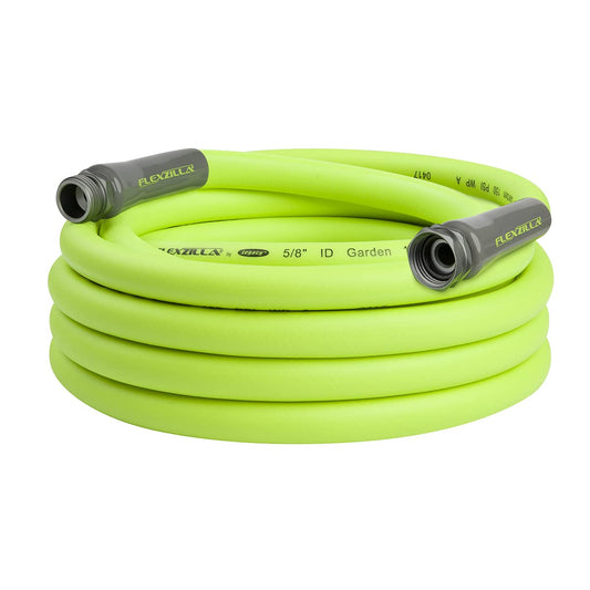 Flexzilla Garden Hose 5/8 in. x 25 ft, Heavy Duty, Lightweight, Durable, ZillaGreen - HFZG525YW-E - PCTechSupply.com