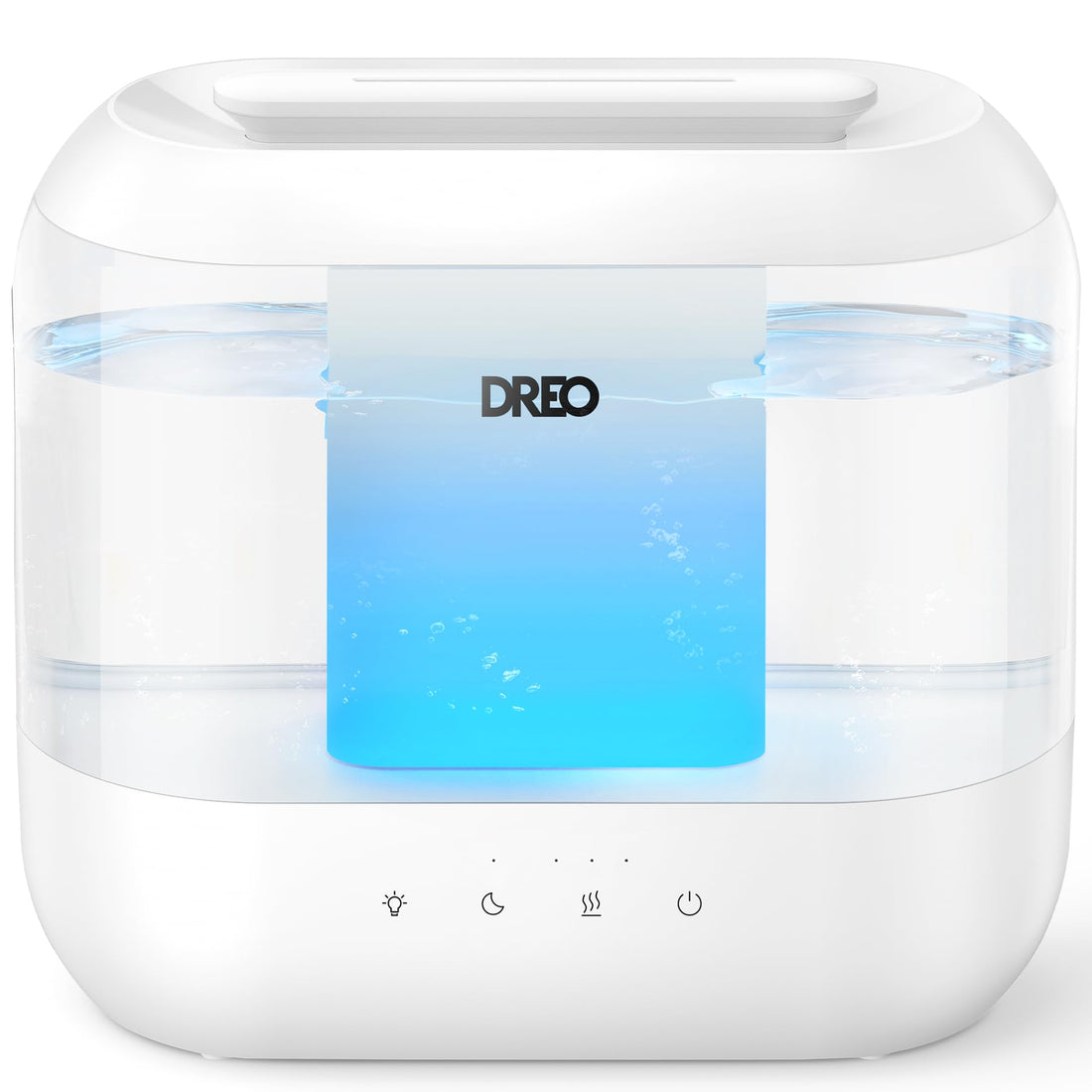 Dreo Humidifiers for Bedroom, Top Fill 4L Supersized Cool Mist Humidifier, 32H Runtime, 28 dB Quiet Ultrasonic Air