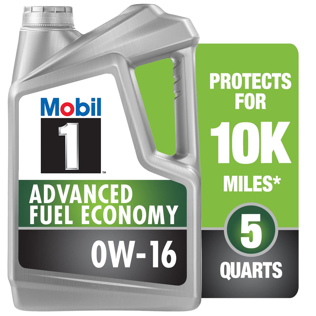 Mobil 1 Advanced Fuel Economy Full Synthetic Motor Oil 0W-16, 5 Quart Automotive Parts and Accessories by Mobil