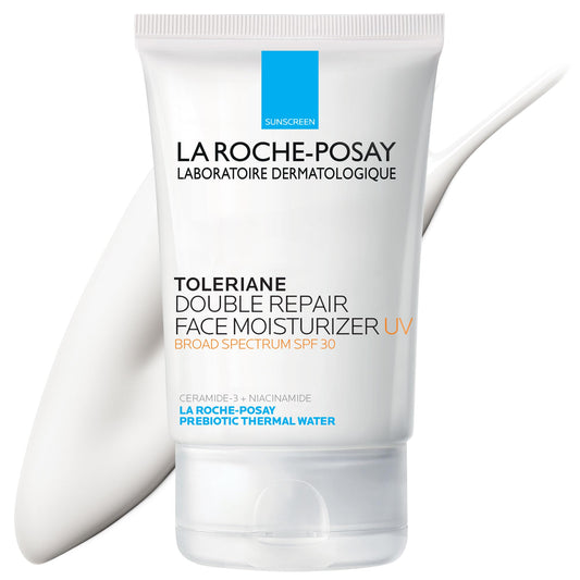 La Roche-Posay Toleriane Double Repair UV SPF Moisturizer for Face, Daily Facial Moisturizer with Sunscreen SPF 30, Niacinamide and Glycerin, Oil Free, Moisturizing Sun Protection - PCTechSupply.com