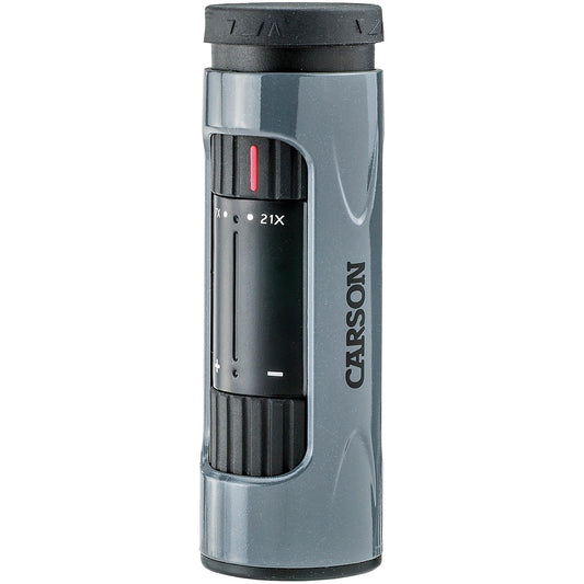 Carson MonoZoom 7-21x21mm Zoom Monocular (ZM-721),Gray, XX-Large - PCTechSupply.com
