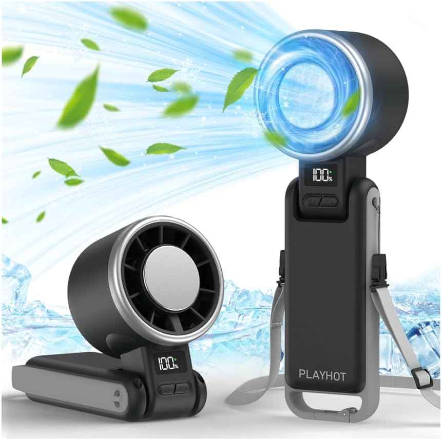PlayHot Portable Handheld Cooling Fan, Travel Essentials, Gifts for Women