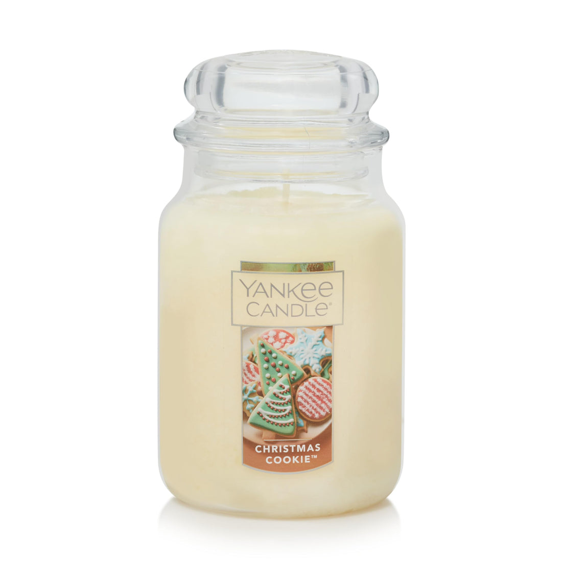 Yankee Candle Christmas Cookie Scented, Classic 22oz Large Jar Single Wick Candle, Over 110 Hours of Burn Time, Perfect for Holiday Gifting and Celebration - PCTechSupply.com