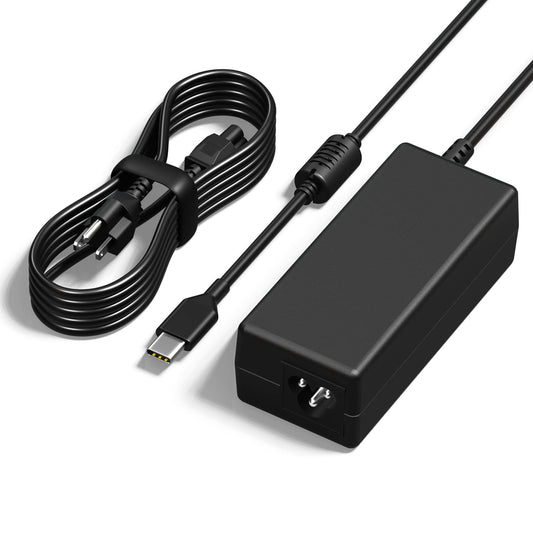 YTech 65W 45W USB-C Laptop Charger Type C Computer Fast Charger Power Adapter,Replacement for Lenovo,Dell,Acer,Asus,Google Chromebook Thinkpad Yoga EliteBook XPS Latitude,Samsung,MacBook and More - PCTechSupply.com