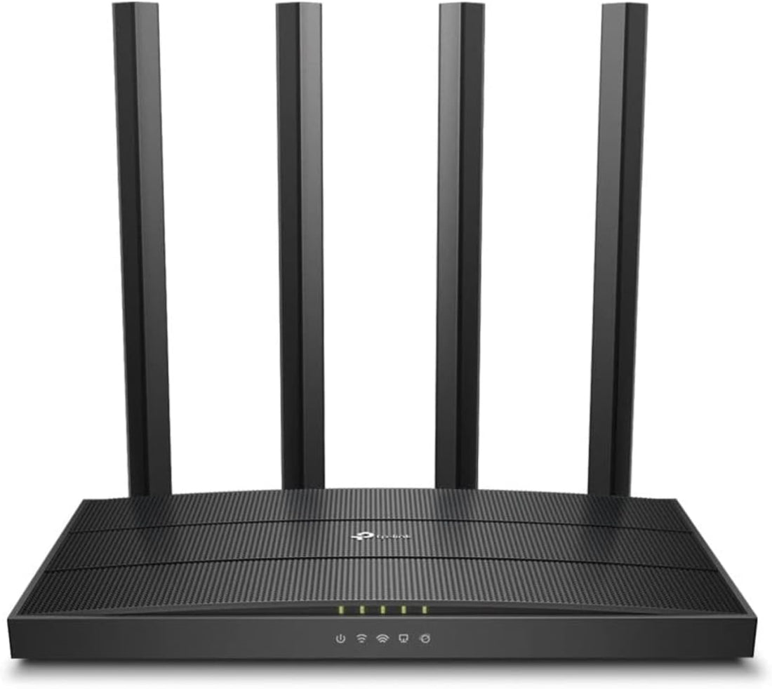 TP-Link AC1200 Gigabit WiFi Router (Archer A6) - Dual Band MU-MIMO Wireless Internet Router, 4 x Antennas, OneMesh and AP