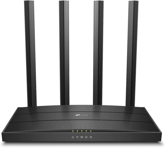 TP-Link AC1200 Gigabit WiFi Router (Archer A6) - Dual Band MU-MIMO Wireless Internet Router, 4 x Antennas, OneMesh and AP