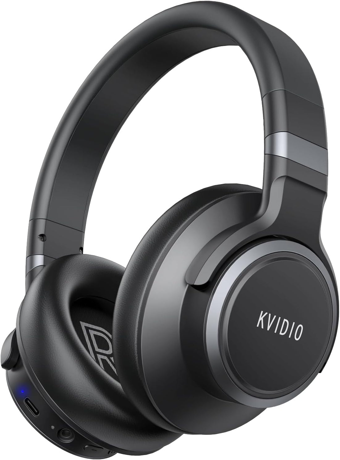 KVIDIO Hybrid Active Noise Cancelling Headphones Over Ear