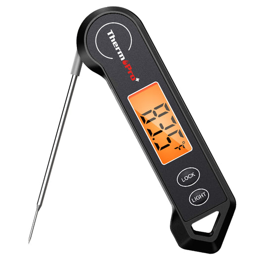 ThermoPro TP19H Waterproof Digital Meat Thermometer for Grilling with Ambidextrous Backlit and Motion Sensing Kitchen