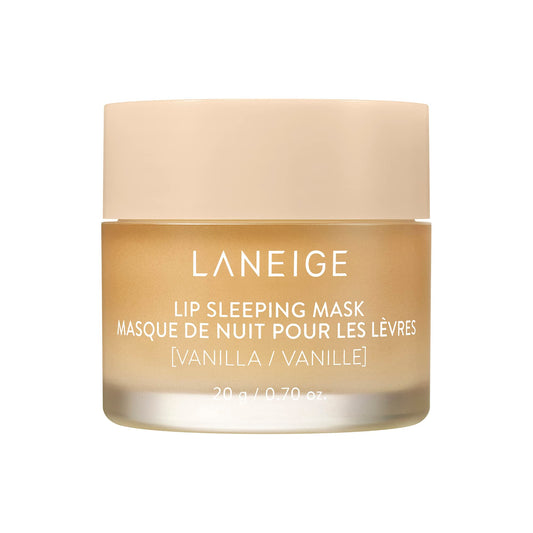 LANEIGE Lip Sleeping Mask Vanilla: Nourish, Hydrate, Vitamin C, Murumuru & Shea Butter, Antioxidants, Flaky, Dry Lips - PCTechSupply.com