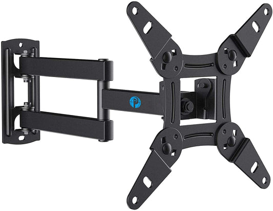 Pipishell Full Motion TV Monitor Wall Mount Bracket Swivel Tilt Extension Rotation for Echo Show 21/15 and Most 13-42 Inch