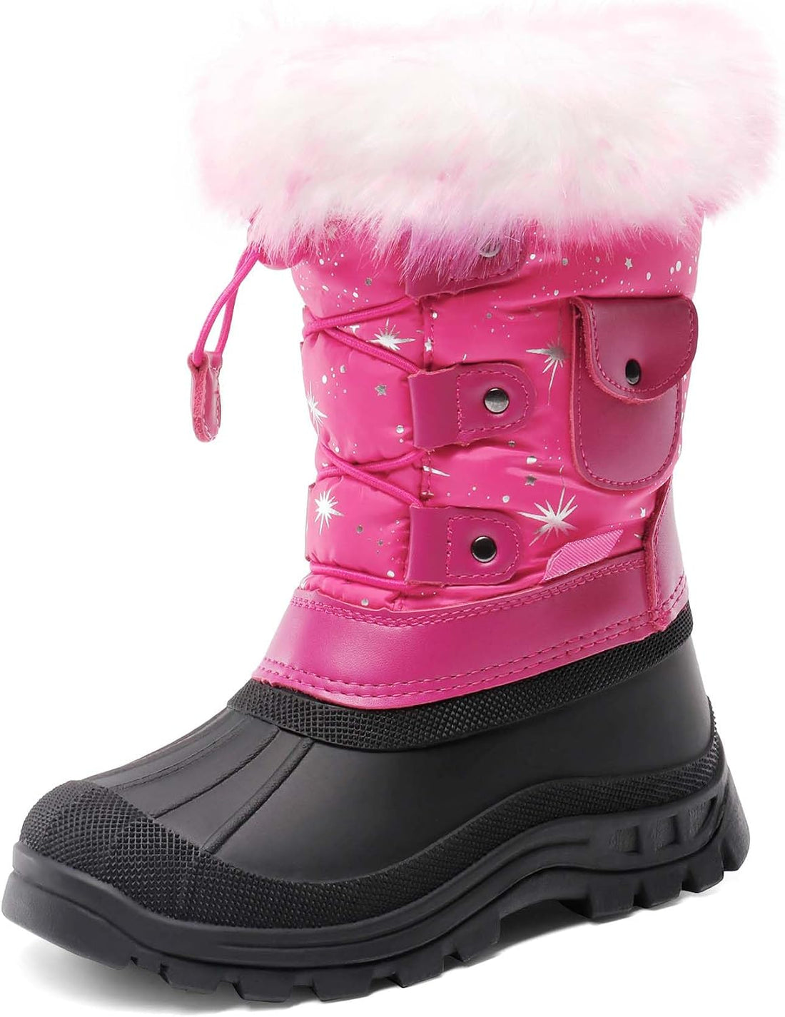DREAM PAIRS Girls Snow Waterproof Winter Boots