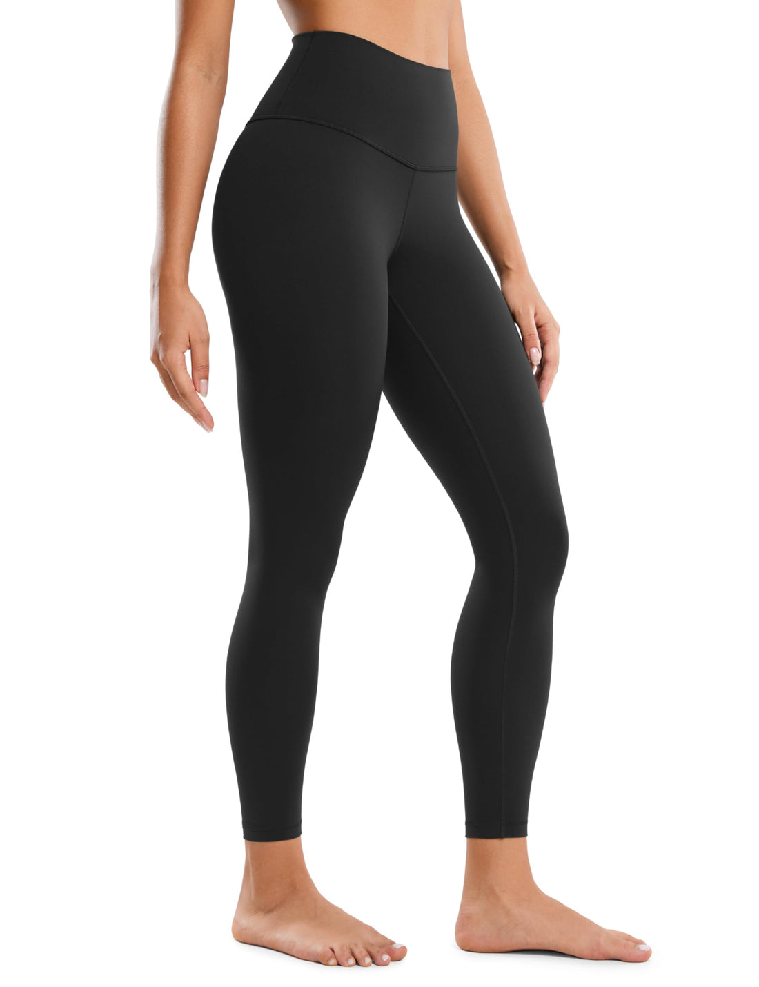 CRZ YOGA Butterluxe High Waisted Lounge Legging 25" - Workout Leggings for Women Buttery Soft Yoga Pants Black Large Apparel