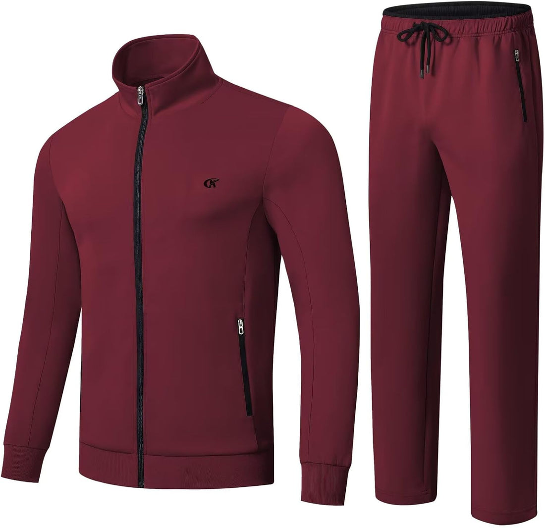 yuyangdpb Men's Tracksuits 2 Piece Outfits Full Zip Sports Sweatsuit Jogging Suits
