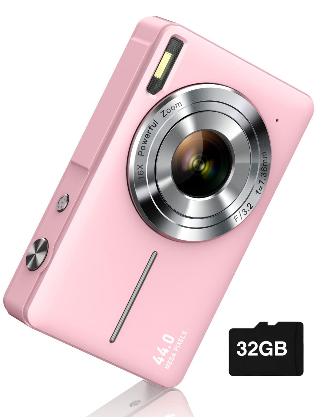 Digital Camera, FHD 1080P Camera, Digital Point and Shoot Camera with 16X Zoom Anti Shake, Compact Small Camera for Boys